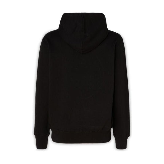 Versace Jeans Stunning Hooded Black Cotton Sweatshirt 8052019110395