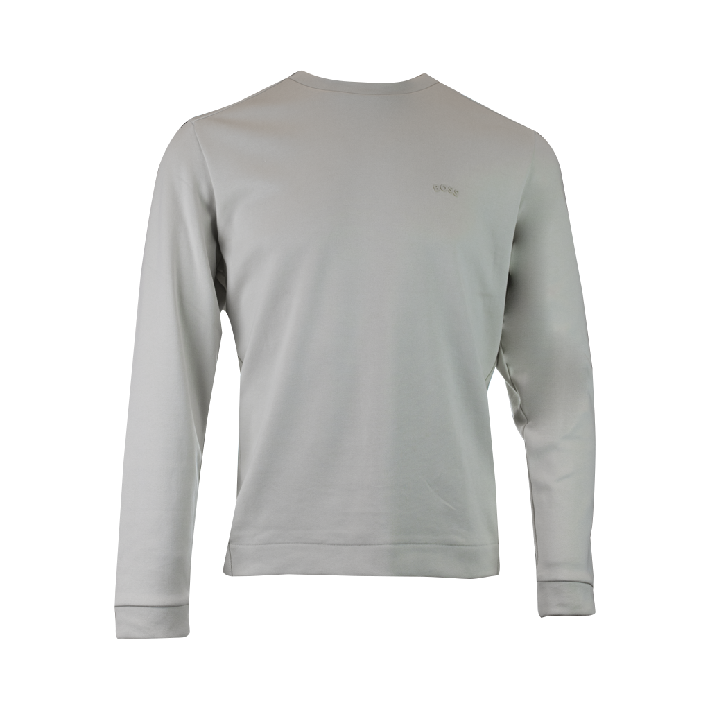 Hugo Boss Elegant Beige Cotton Sweatshirt 4063534749698