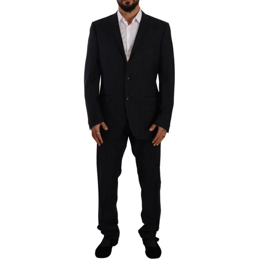 Domenico Tagliente Gray Polyester Single Breasted Formal Suit JKT3145 - 49