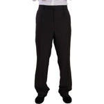 Domenico Tagliente Gray Polyester Single Breasted Formal Suit KOS1967 - 55