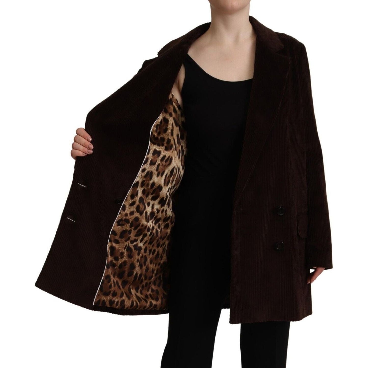 Dolce & Gabbana Bordeaux Corduroy Cotton Blazer Oversized Jacket JKT3285 - 40