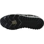 Jimmy Choo Elegant Black & Silver Leather Sneakers 194611097341