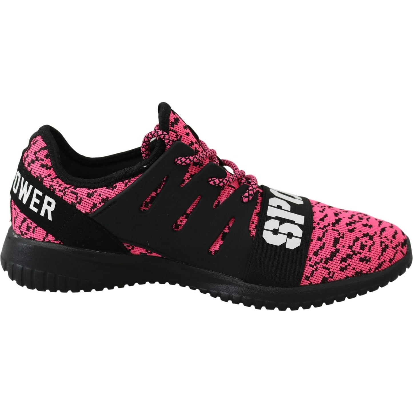 Plein Sport Chic Pink Blush Athletic Sneakers 4059623084528
