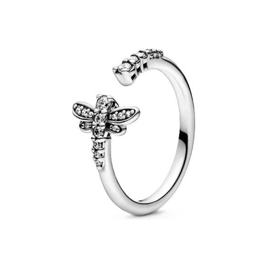 PANDORA JEWELS Mod. SPARKLING DRAGONFLY - RING - Size 54 198806C01-54