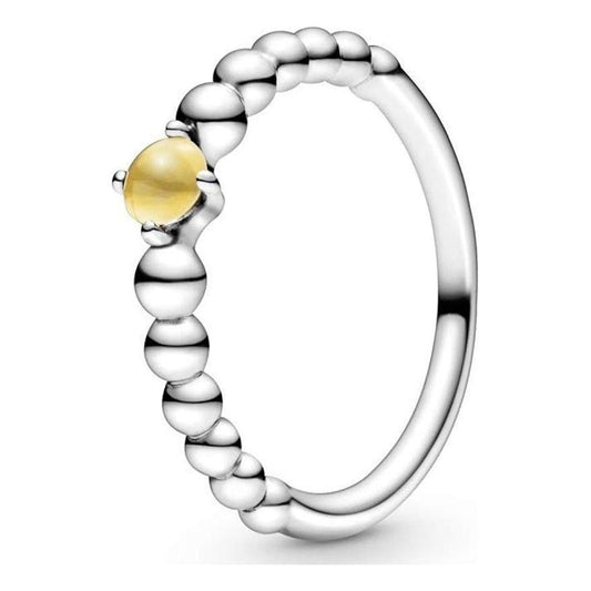 PANDORA JEWELS Mod. YELLOW STONE - RING - Size 52 198867C11-52