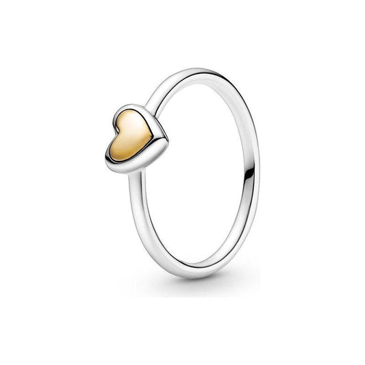 PANDORA JEWELS Mod. GOLDEN HEART - RING - Size 52 199396C00-52