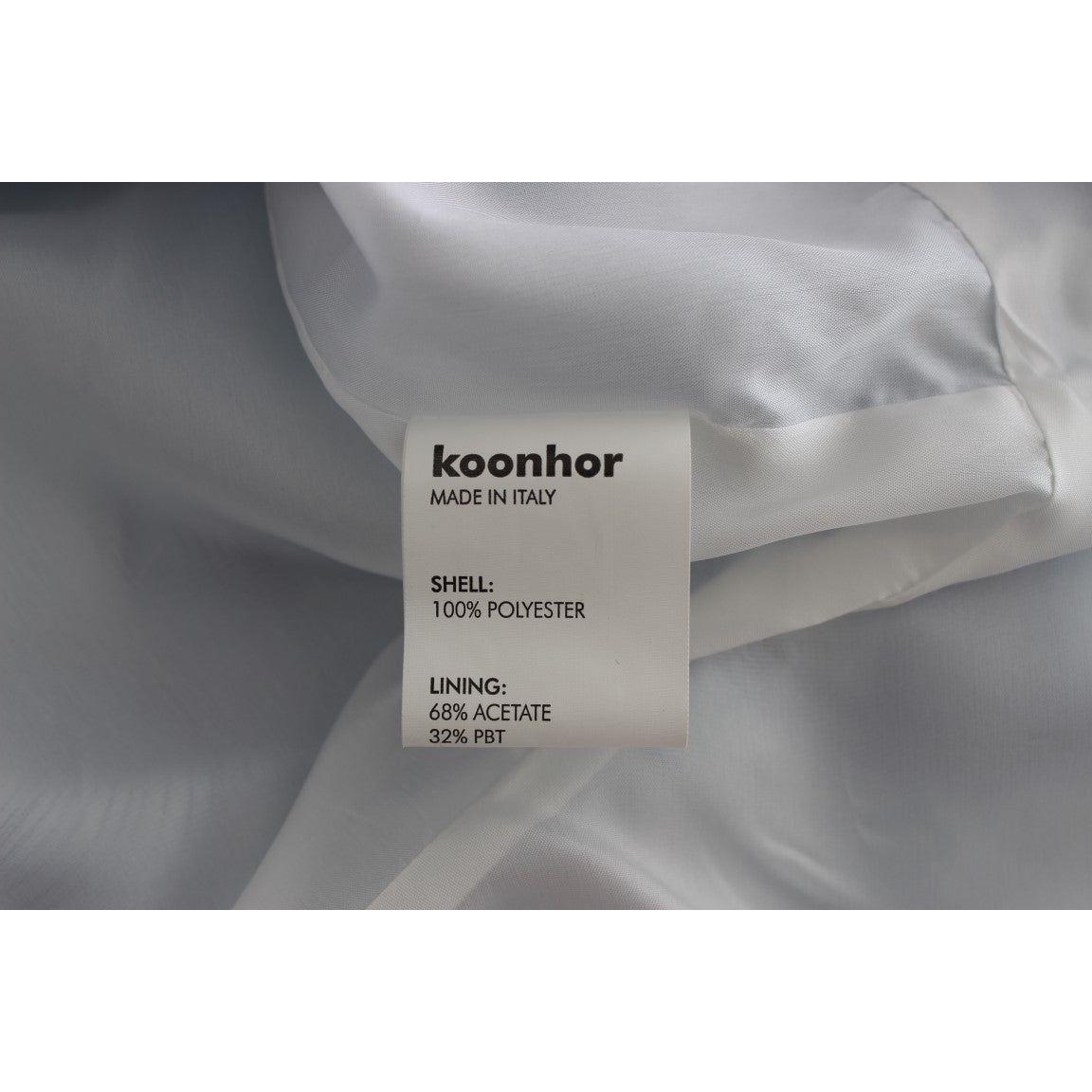 تنورة Koonhor الأنيقة بطول الركبة بطبعة فريسكو