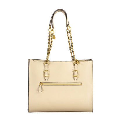 Guess Jeans Beige Polyethylene Handbag