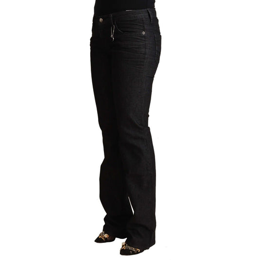 Costume National Black Cotton Low Waist Skinny Jeans PAN70736 - 25