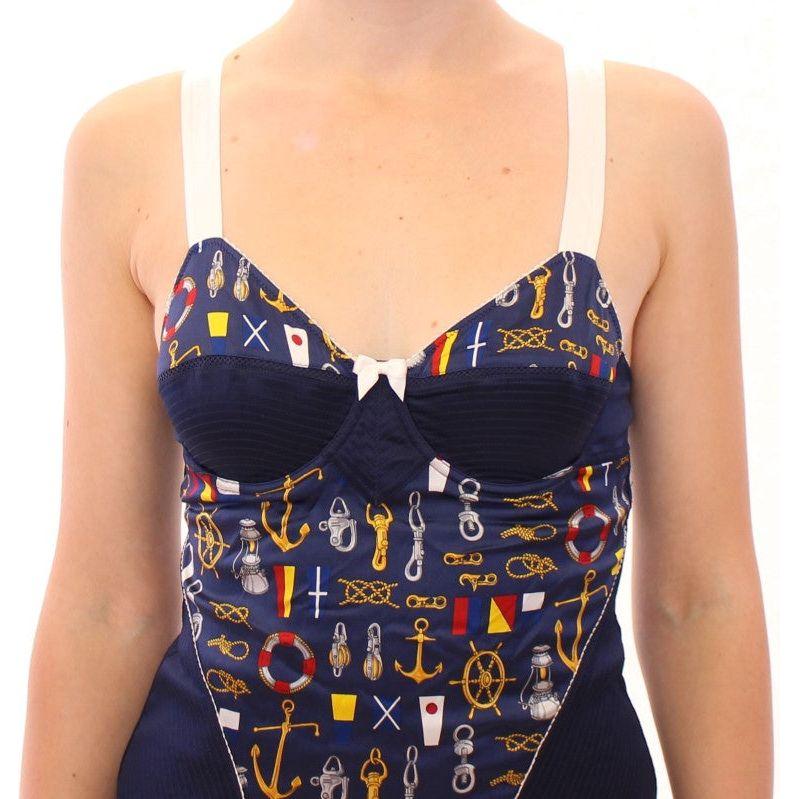 Dolce & Gabbana Blue Sailor Motive Tank Top MOM11632-1