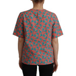 Dolce & Gabbana Pink Sail Boat Print Cotton T-shirt TSH7831- 38