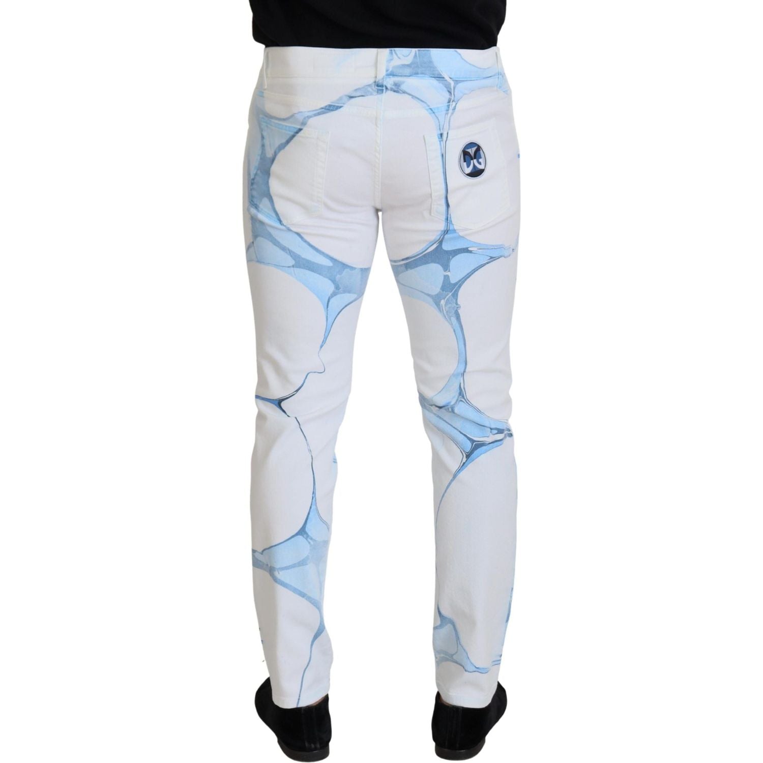 بنطلون جينز كاجوال أنيق بقصّة Slim Fit من Dolce &amp; Gabbana