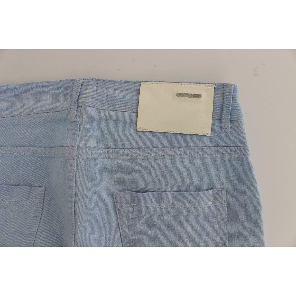 بنطلون جينز رجالي أنيق بقصّة عادية وخصر منخفض من Acht