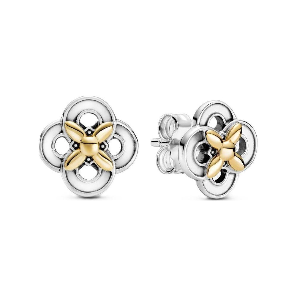 PANDORA JEWELS Mod. TWO-TONE FLOWER 299349C00