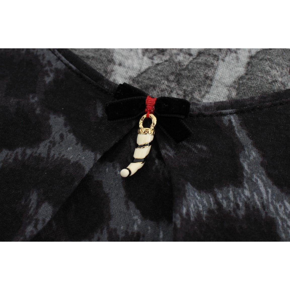 بلوزة مودال أنيقة بنقشة الفهد من كافالي