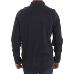 Alpha Massimo Rebecchi Gray Cotton Button Down Casual Shirt SIG31041-58