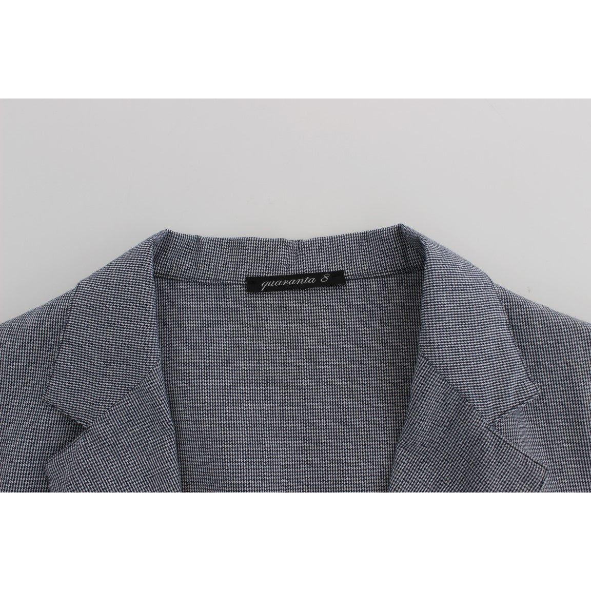Master Coat Blue Double Breasted Regular Fit Blazer