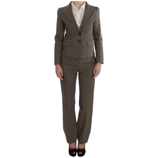 BENCIVENGA Beige Wool Cotton Suit SIG30891-3