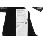 Dolce & Gabbana Black Cashmere Sequined Finger Less Gloves LB67-2