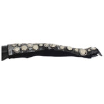 Dolce & Gabbana Black Cashmere Sequined Finger Less Gloves LB67-2