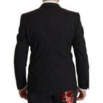 Dolce & Gabbana Black Single Breasted Jacket MARTINI Blazer JKT3411- 50