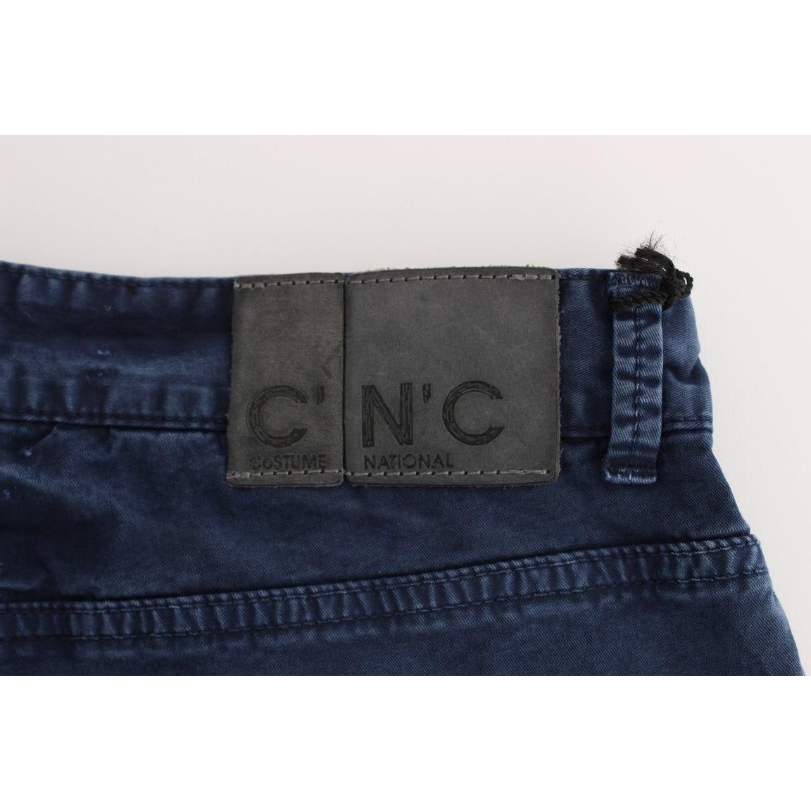 Costume National Blue Cotton Blend Denim Jeans