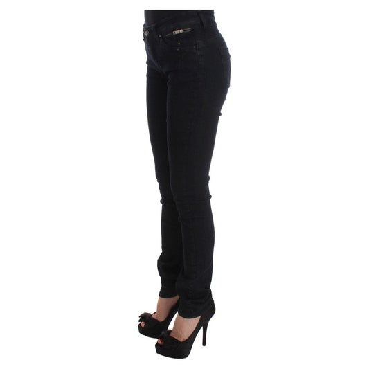 Costume National Black Cotton Slim Fit Denim Jeans SIG30115-1
