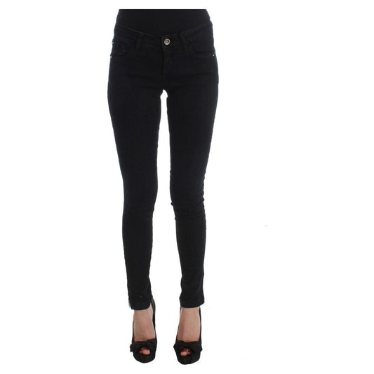 Costume National Black Cotton Slim Fit Denim Jeans SIG30116-1