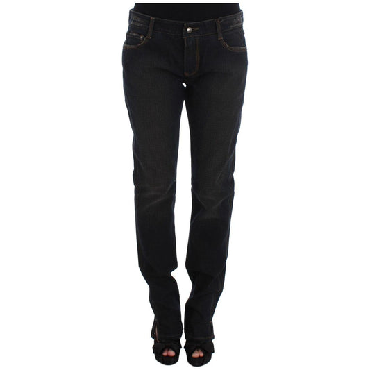 Ermanno Scervino Blue Wash Cotton Boyfriend Jeans SIG30276-4