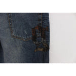 John Galliano Blue Wash Cotton Blend Slim Fit Jeans SIG30168-4