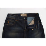 John Galliano Blue Wash Cotton Blend Boyfriend Fit Jeans SIG30207-1