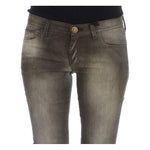 Ermanno Scervino Gray Wash Cotton Blend Slim Fit Jeans SIG30294-2