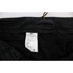Ermanno Scervino Black Viscose Blend Velvet Slim Fit Pants SIG30302-2