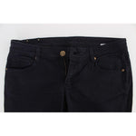 Ermanno Scervino Blue Cotton Blend Casual Fit Pants SIG30330-1