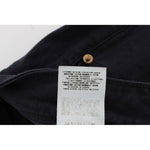 Ermanno Scervino Blue Cotton Blend Casual Fit Pants SIG30330-1
