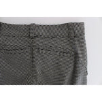 Ermanno Scervino Black White Checkered Cotton Casual Pants SIG30394-1