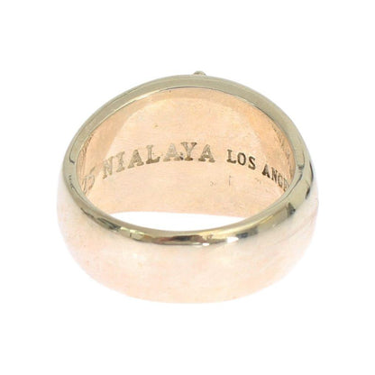 Nialaya Silver Crest 925 Sterling Ring Ring