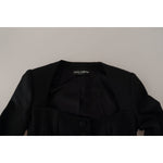Dolce & Gabbana Black Slim Fit Long Sleeves Snap Jacket JKT3325- 38