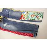 Dolce & Gabbana Blue Patchwork High Waist Denim Jeans PAN73061- 40