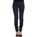 Ermanno Scervino Blue Slim Jeans Denim Pants Skinny Leg Stretch SIG12473-1
