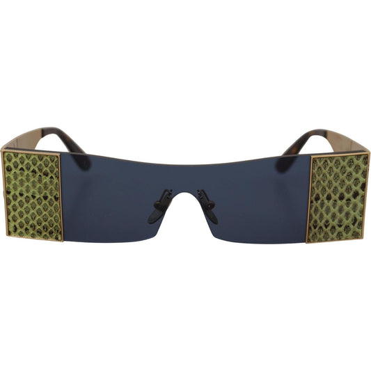 Dolce & Gabbana Gold Metal Rectangle Shades DG2263 Sunglasses GLA1176