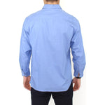 Ermanno Scervino Blue Cotton Dress Classic Fit Shirt SIG10124-1