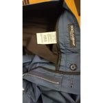 Dolce & Gabbana Blue Cotton Silk Trousers Chinos Pants PAN73279- 52