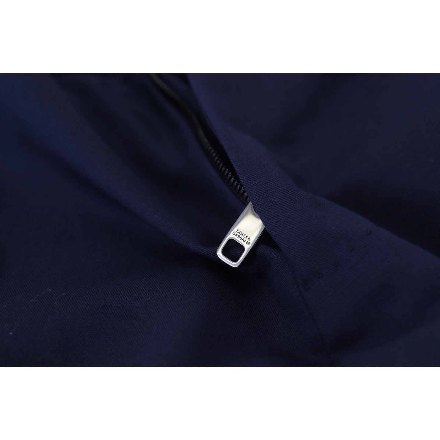 Dolce & Gabbana Blue Linen Cotton Slim Trousers Chinos Pants PAN73341- 48