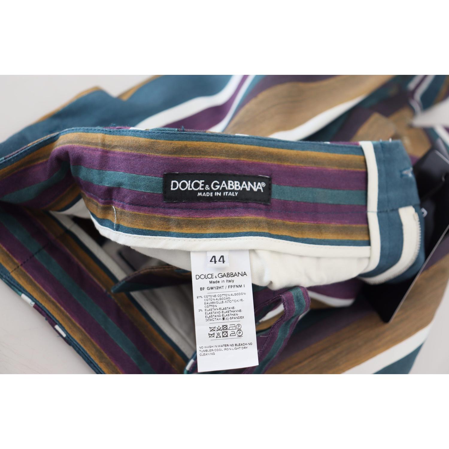 شورت شينو متعدد الألوان من دولتشي آند غابانا - قصة عادية