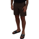 Dolce & Gabbana Green Chinos Cotton Casual Shorts PAN74019- 44