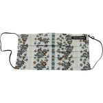 Dolce & Gabbana White Floral Cotton Pleated Elastic Ear Strap Face Mask SMY101001