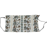 Dolce & Gabbana White Floral Cotton Pleated Elastic Ear Strap Face Mask SMY101001