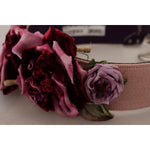 Dolce & Gabbana Multicolor Floral Appliques Metal Shoulder Strap WMB318