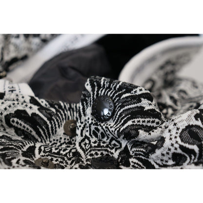 Dolce & Gabbana White Floral Whole Head Wrap One Size Cotton Hat